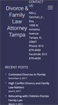 Mobile Screenshot of divorce-lawyer-tampa.net