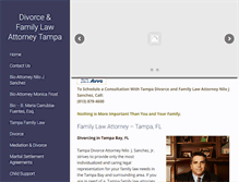Tablet Screenshot of divorce-lawyer-tampa.net